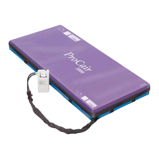 User Manuals: Medistore ProCair 3000 Mattress System