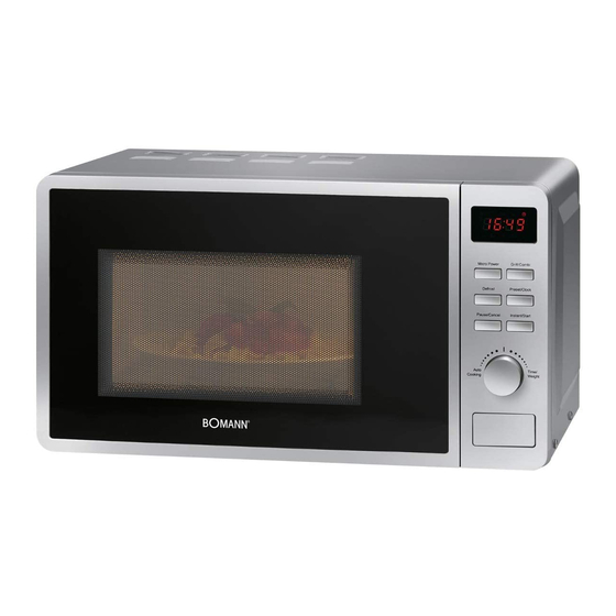 BOMANN MWG 6016 CB Instruction Manual