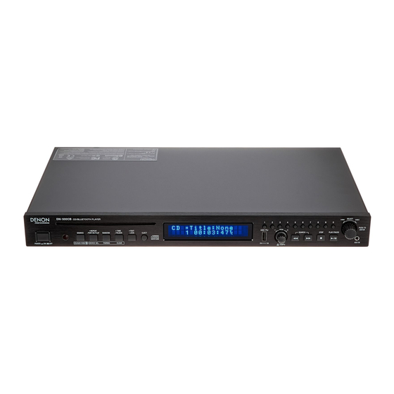 Denon Professional DN-500CB User Manual