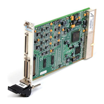 National Instruments PCIe-784 R Series Getting Started