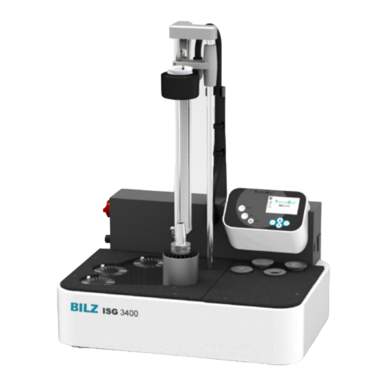 Bilz ThermoGrip ISG3410 Operating Manual