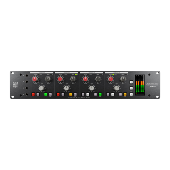 Solid State Logic PURE DRIVE QUAD User Manual