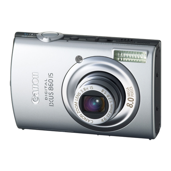 Canon POWERSHOT SD870IS User Manual