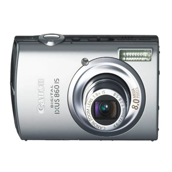 Canon PowerShot SD870IS User Manual