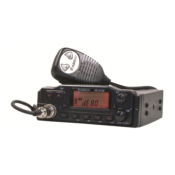 Albrecht AE 6790 User Manual