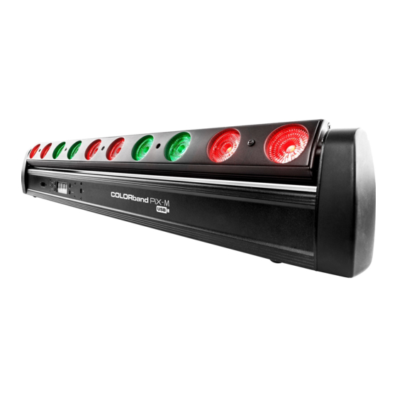 Chauvet COLORband PiX-M USB Quick Reference Manual