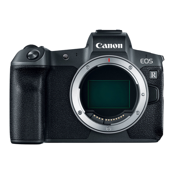 Canon EOS R Manuals