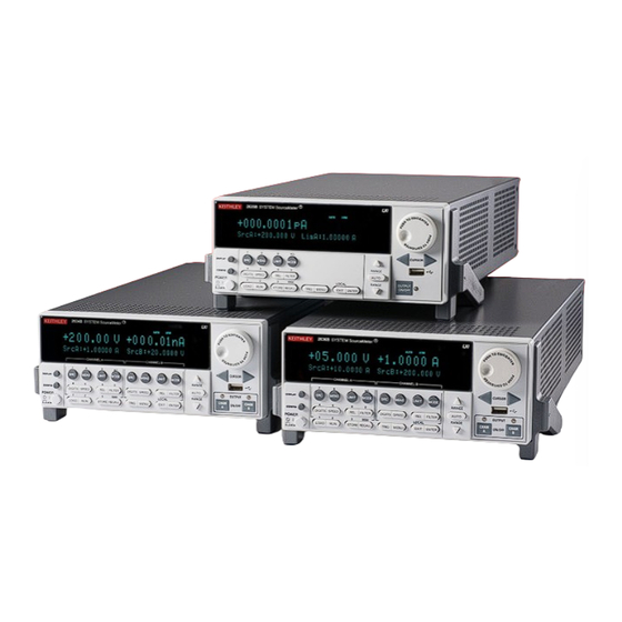 Keithley SourceMeter 2600B Series Quick Start Manual