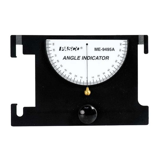 PASCO ME-9495A Instruction Manual