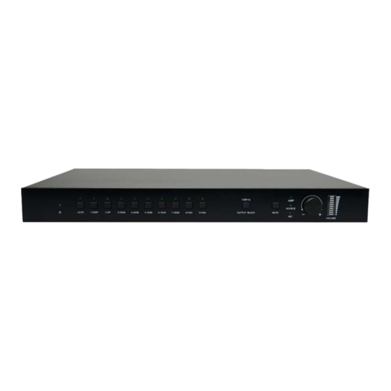 User Manuals: ALFAtron ALF-SCU91T-N 4K Scaler Switcher