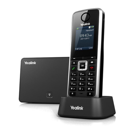 Yealink W52H Quick Reference User Manual