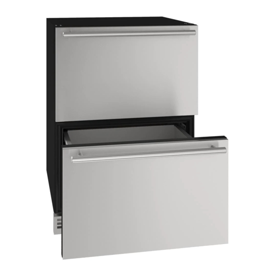 U-Line UHDR124 User Manual & Service Manual