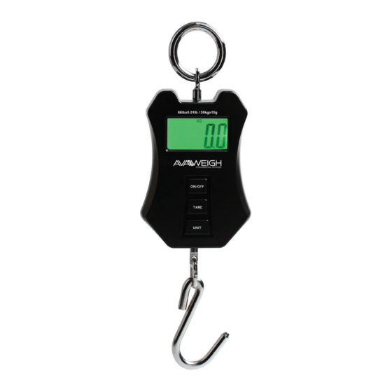 AVA WEIGH 334HSD20 User Manual