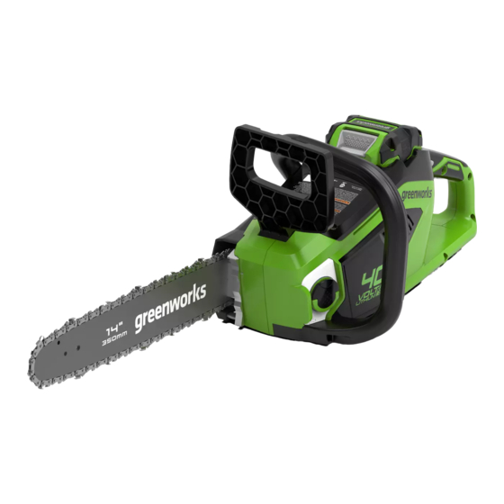 GreenWorks CD40CS15 Operator's Manual
