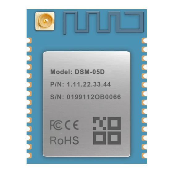 User Manuals: Dusun DSM-05D Bluetooth/BLE Module