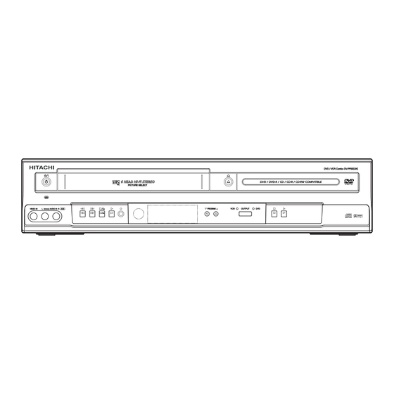 Hitachi DV-PF5EUK Instruction Manual