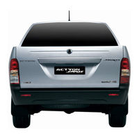 Ssangyong ACTYON Owner's Manual
