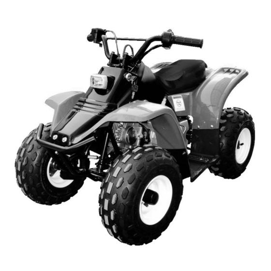 Jula ATV 50 cc Operating Instructions Manual
