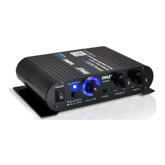 Pyle PFA330BT User Manual