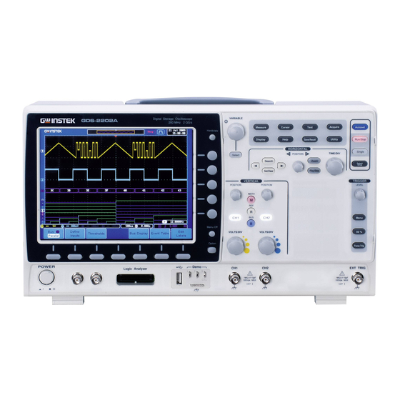 GW Instek GDS-2072A User Manual