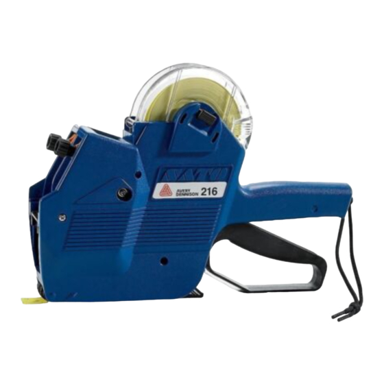 Avery Dennison PB-XL Operating Instructions