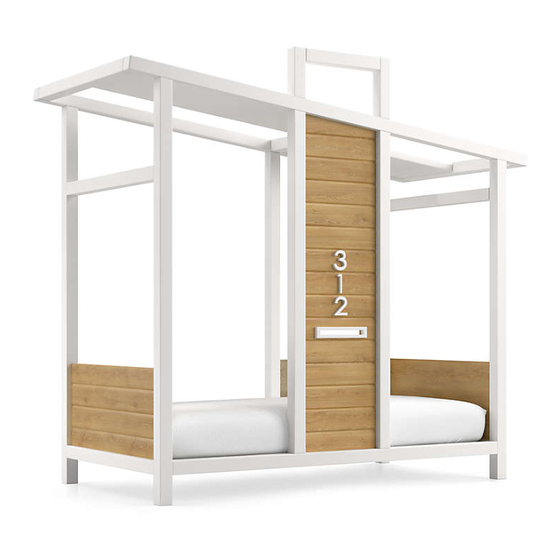 Crate&Barrel Tiny House Toddler bed Assembly Instructions Manual