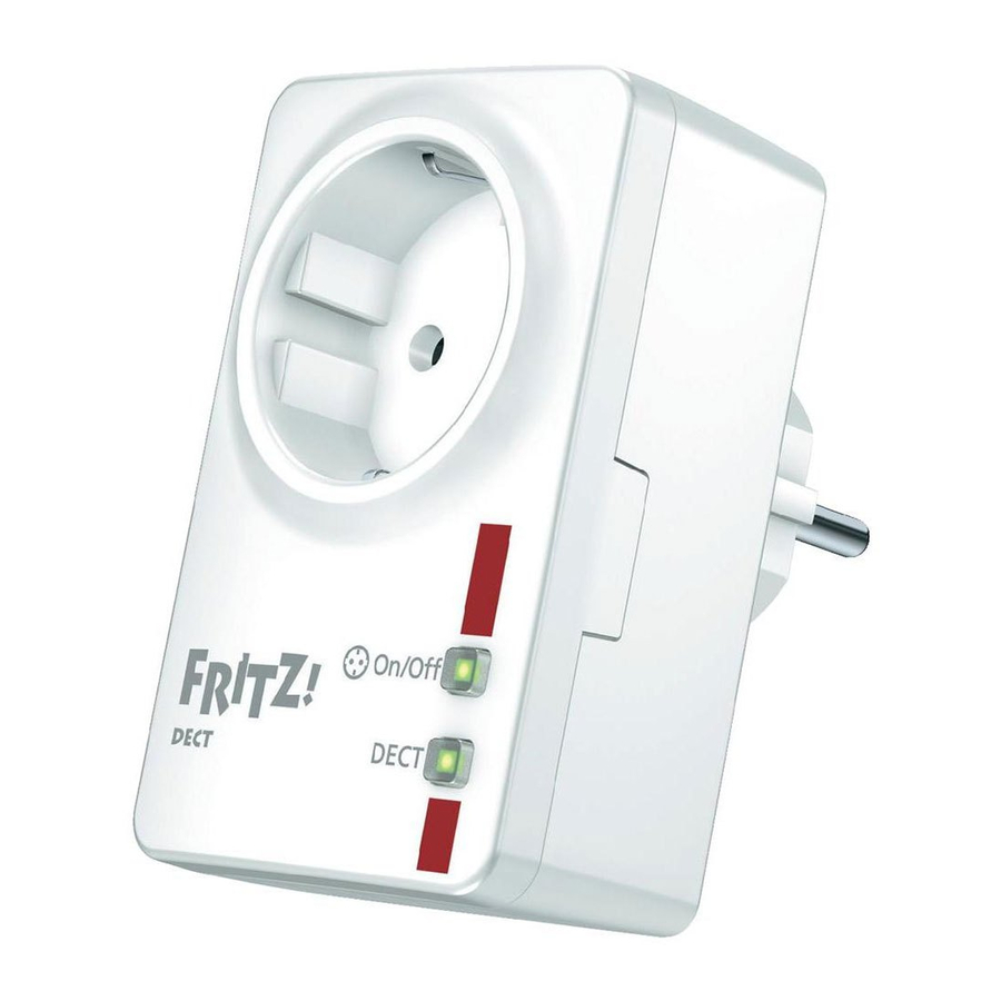 AVM FRITZ!DECT 200 Installation And Operation Manual