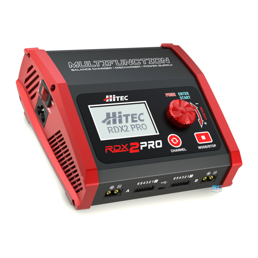 HITEC RDX 2 PRO Manual