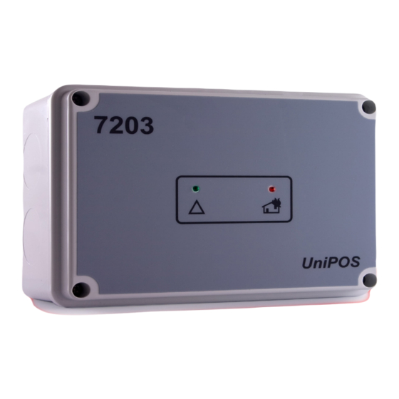 UniPOS EVPU FD 7203 Instruction Manual