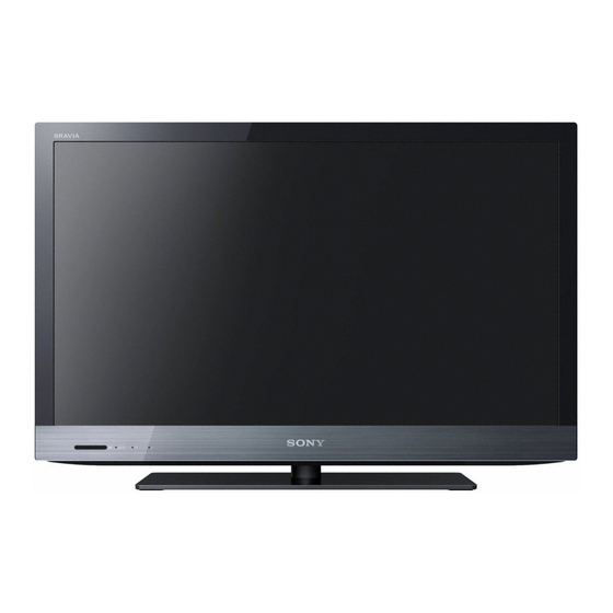 Sony BRAVIA KDL-32EX525 LCD TV Manuals