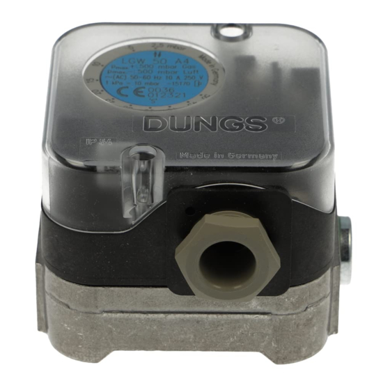 hiltbrand DUNGS LGW A4 Series Manual