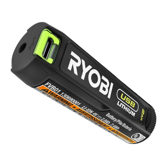 Ryobi FVB01 Operator's Manual