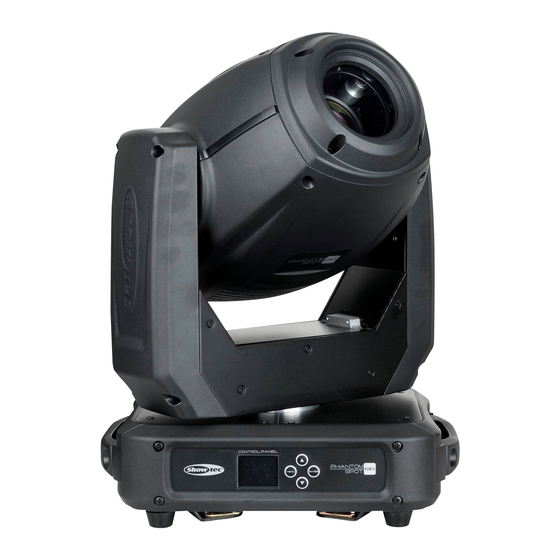 User Manuals: SHOWTEC 40072 Spot Moving Head