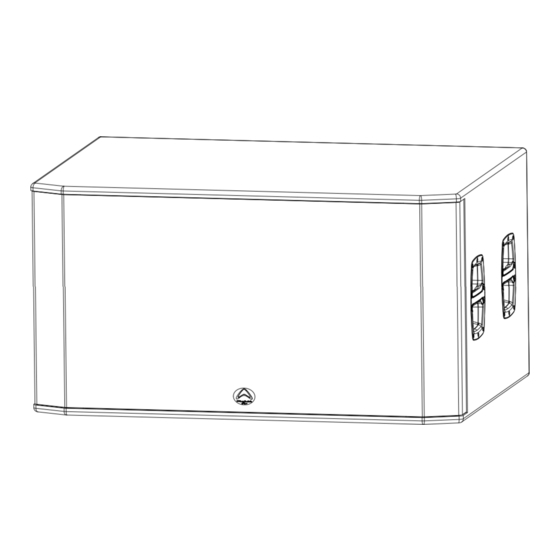 Wharfedale Pro Reason-X18B Manual