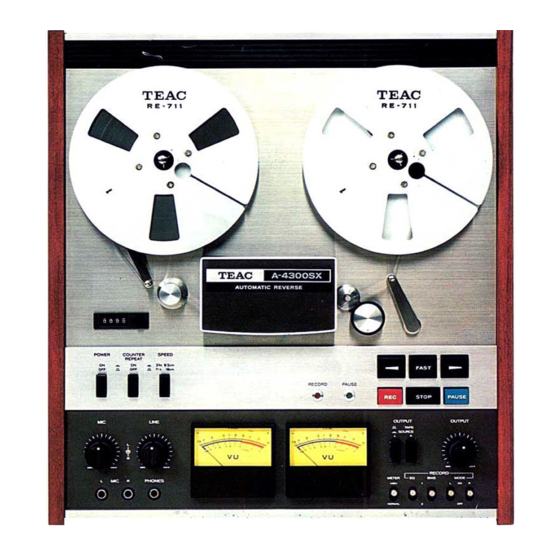 Teac A-4300SX Service Manual
