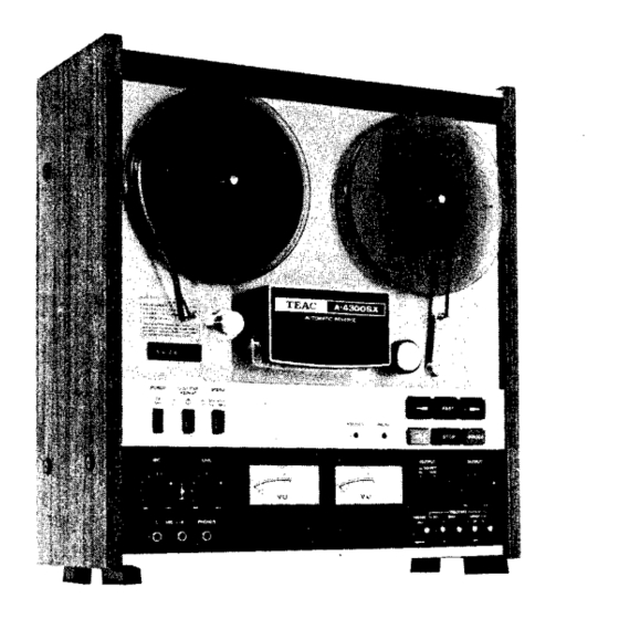Teac A-4300SX Owner's Manual