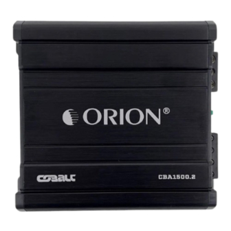 Orion COBALT CBA1500.2 Manual