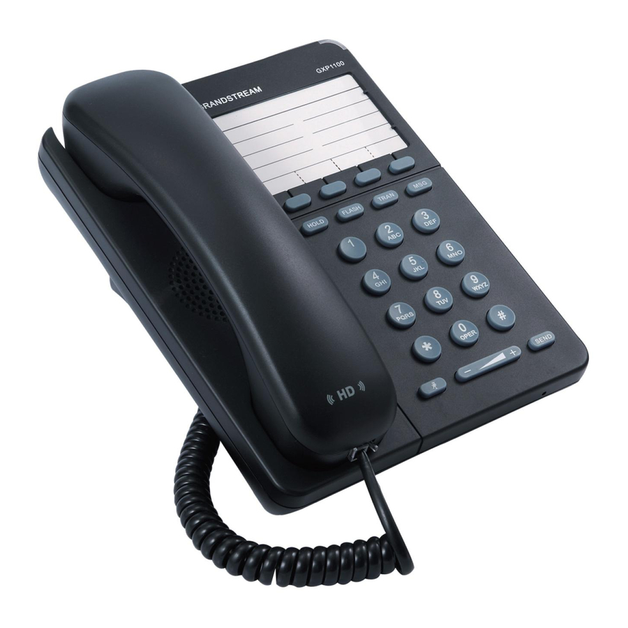 Grandstream Networks GXP1100 Quick Start Manual
