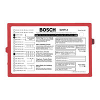 Bosch D2071A Operations & Installation Manual