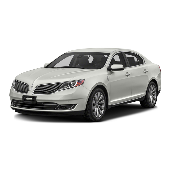 Lincoln MKS 2016 Owner's Manual