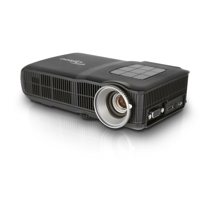 Optoma tl30w Quick Start Manual