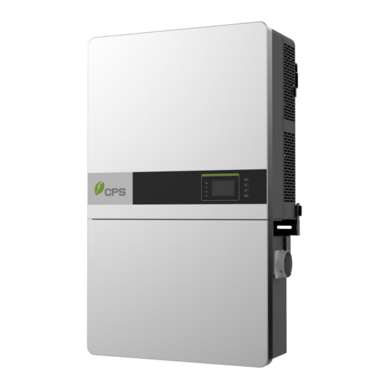 Chint Power CPS SCA50KTL-DO/US-480 Installation And Operation Manual
