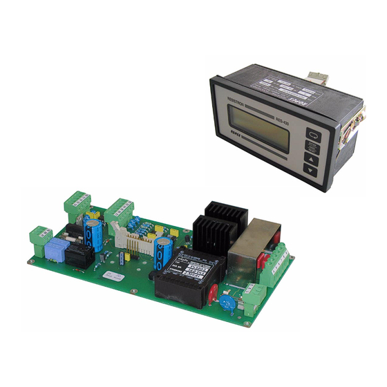 Ropex Resistron RES-430 Series Operating Instructions Manual
