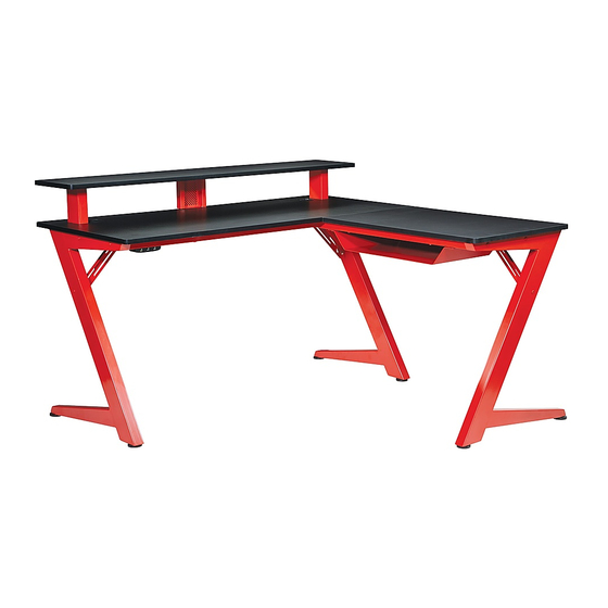 OSP furniture DESIGNlab AVATAR BATTLESTATION GAMING DESK AVA25 Operating Instructions Manual