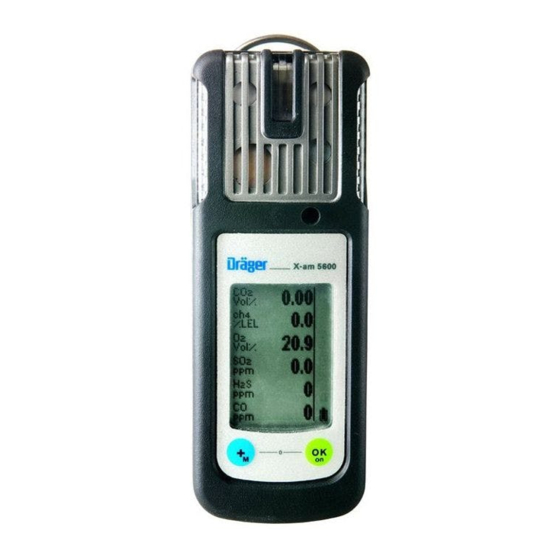 User Manuals: FrontLine Drager X-am 5600 Gas Monitor