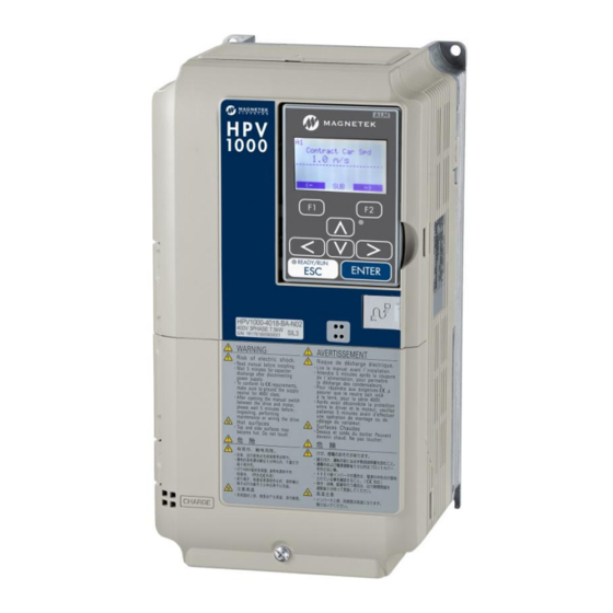 Magnetek Elevator HPV1000 Manual