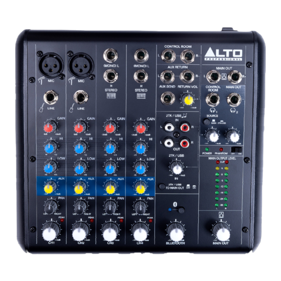 Alto Professional TrueMix 600 Manuals
