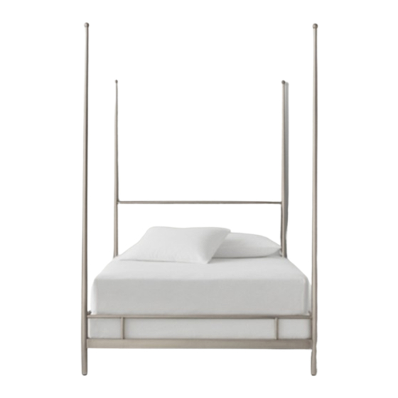 RH Teen CHOLE POSTER TWIN BED Assembly Instructions