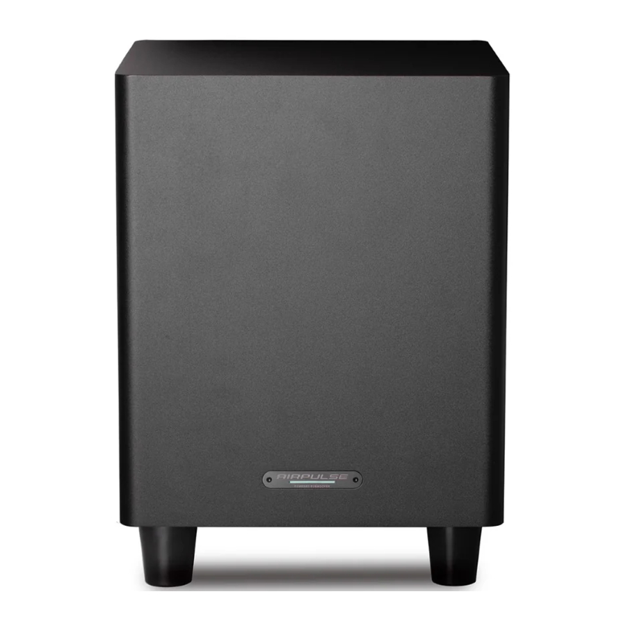 AIRPULSE SW8 Manual