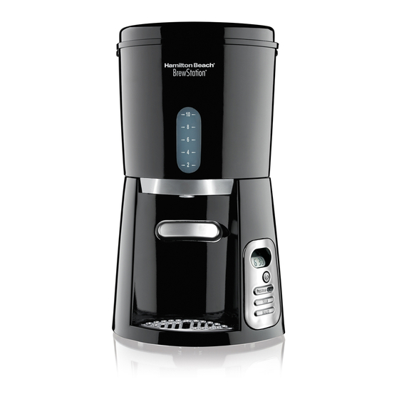 Hamilton Beach BrewStation User Manual